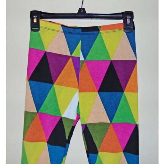 Geometic print leggings Sz S - Picture 3 of 4